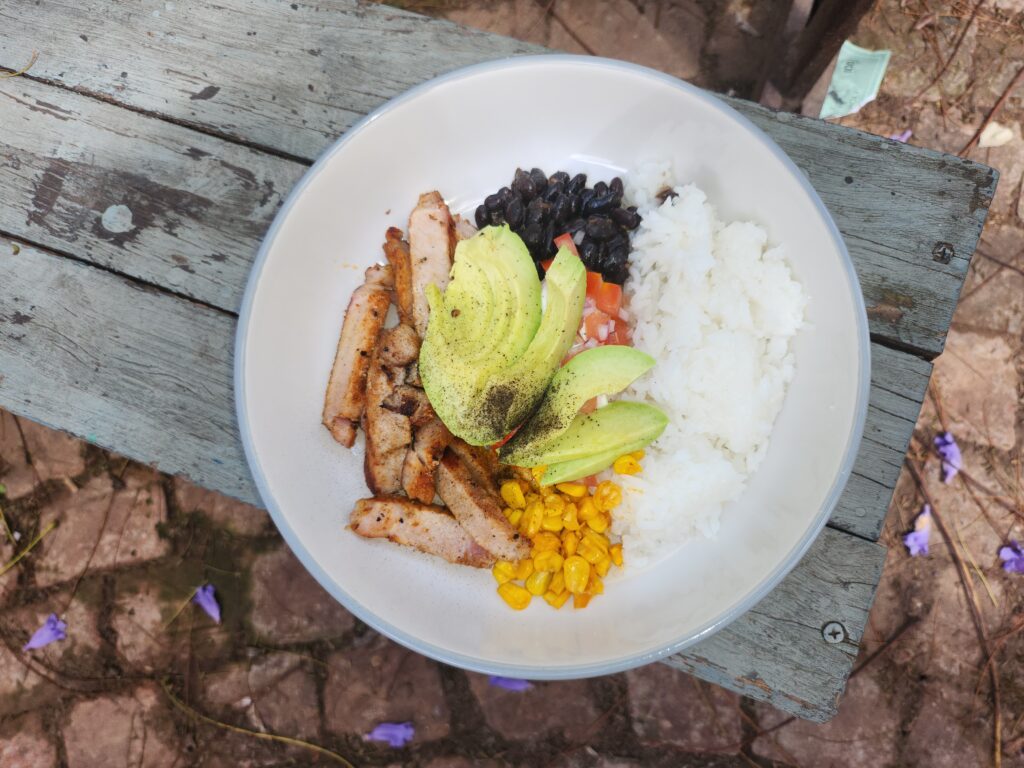 Burrito Bowls From Leftover Braai