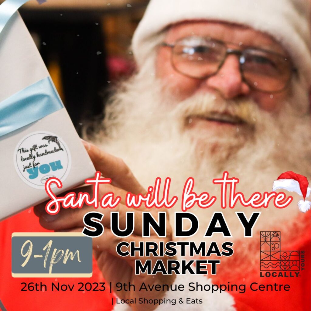 Santa is coming to town – grab a picture at the Locally Yours Market