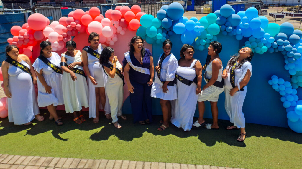 Gqeberha mom shares her baby shower with ten others