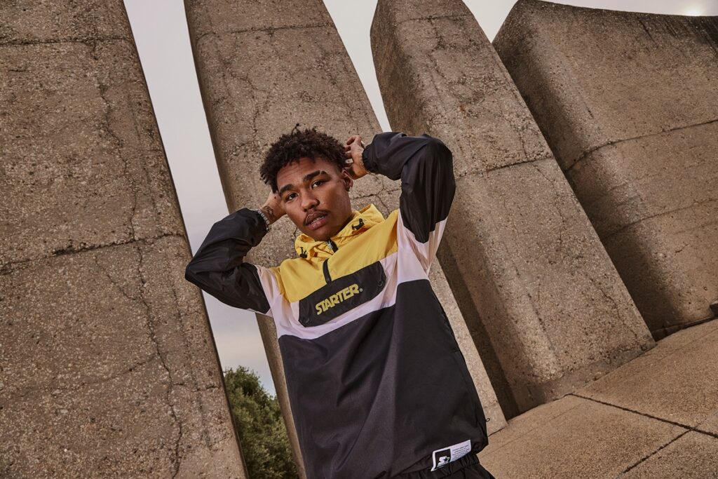 South African hip-hop sensation, Lucasraps, partners with nostalgic sports brand, Starter