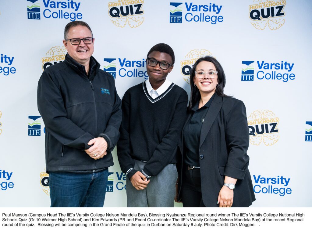 Walmer High Quiz Whizz To Compete In Grand Finale In Durban