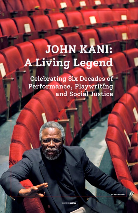 Gqeberha-born theatre legend John Kani celebrated in new Apartheid Museum exhibition